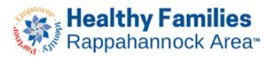 logo for Healthy Families Rappahannock Area - community partner of community threads