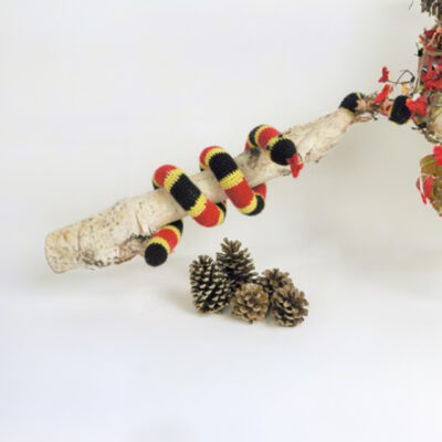 coral snake toy - available free handcrafted item from Community Threads based in Locust Grove, VA