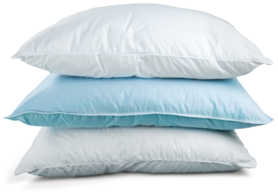 an image of a stack of pillows representing a free clothing item available from Community Threads