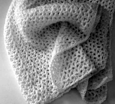 a lacy spring crochet blanket - an available free handcrafted item from Community Threads