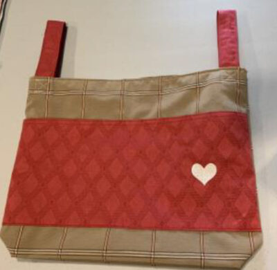 a wheelchair tote - an available free handcrafted item from Community Threads